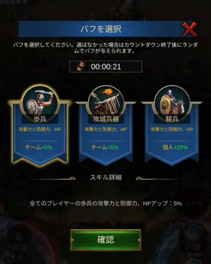 戦場バフ