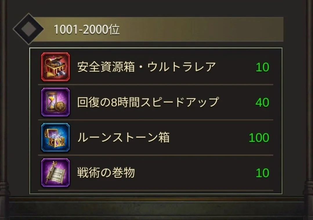 エボニー攻略ガイド｜ゲームのインベントリ画面で、アイテムと数量が表示されている。