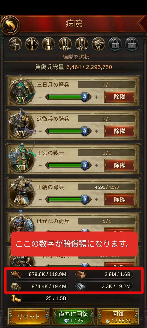 病院のスクリーンショット