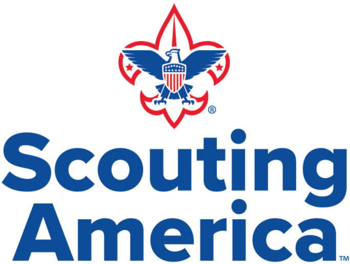 Scouting America logo with an eagle and American flag motif