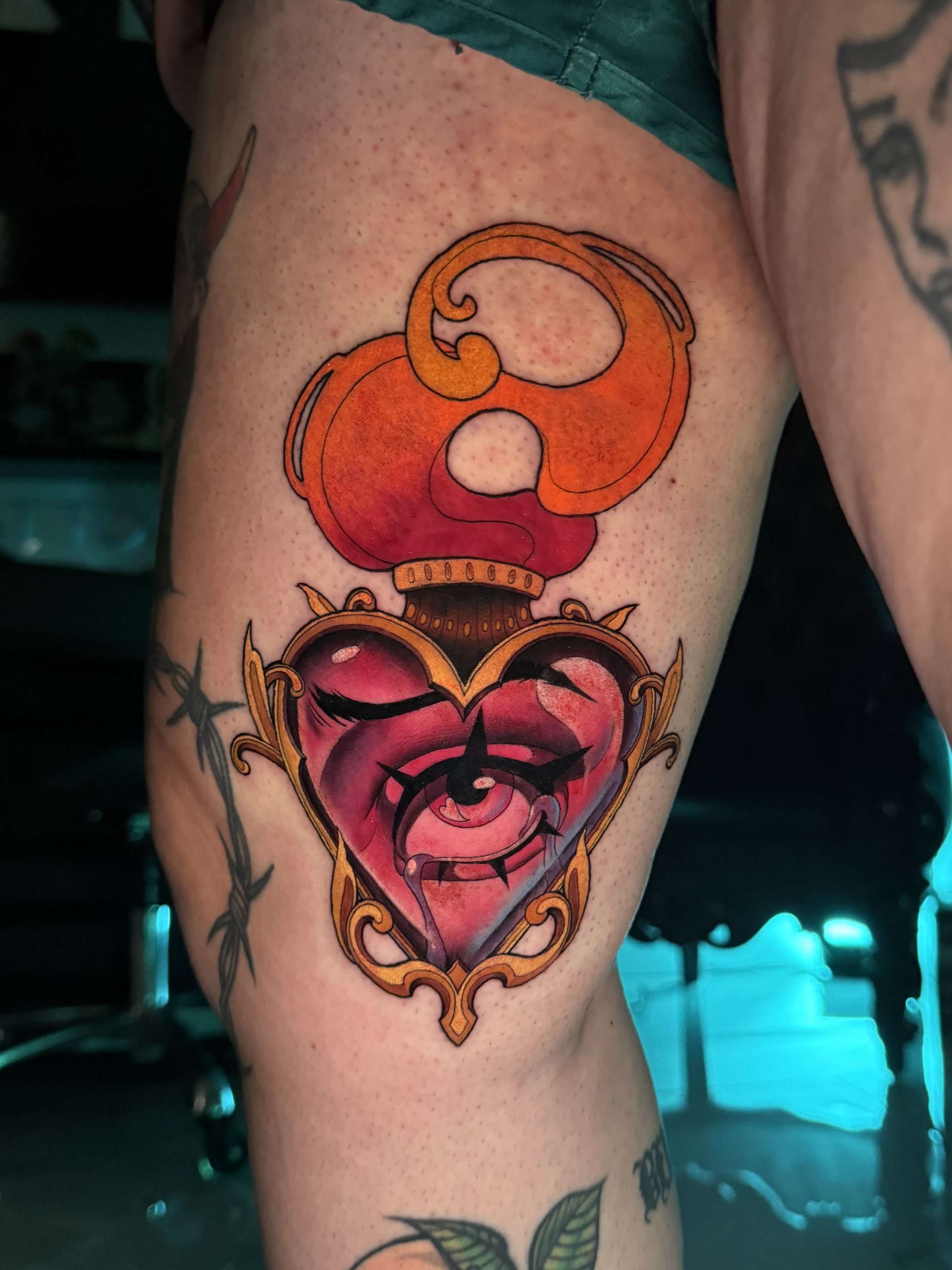 Sacred Heart. Neo Traditional