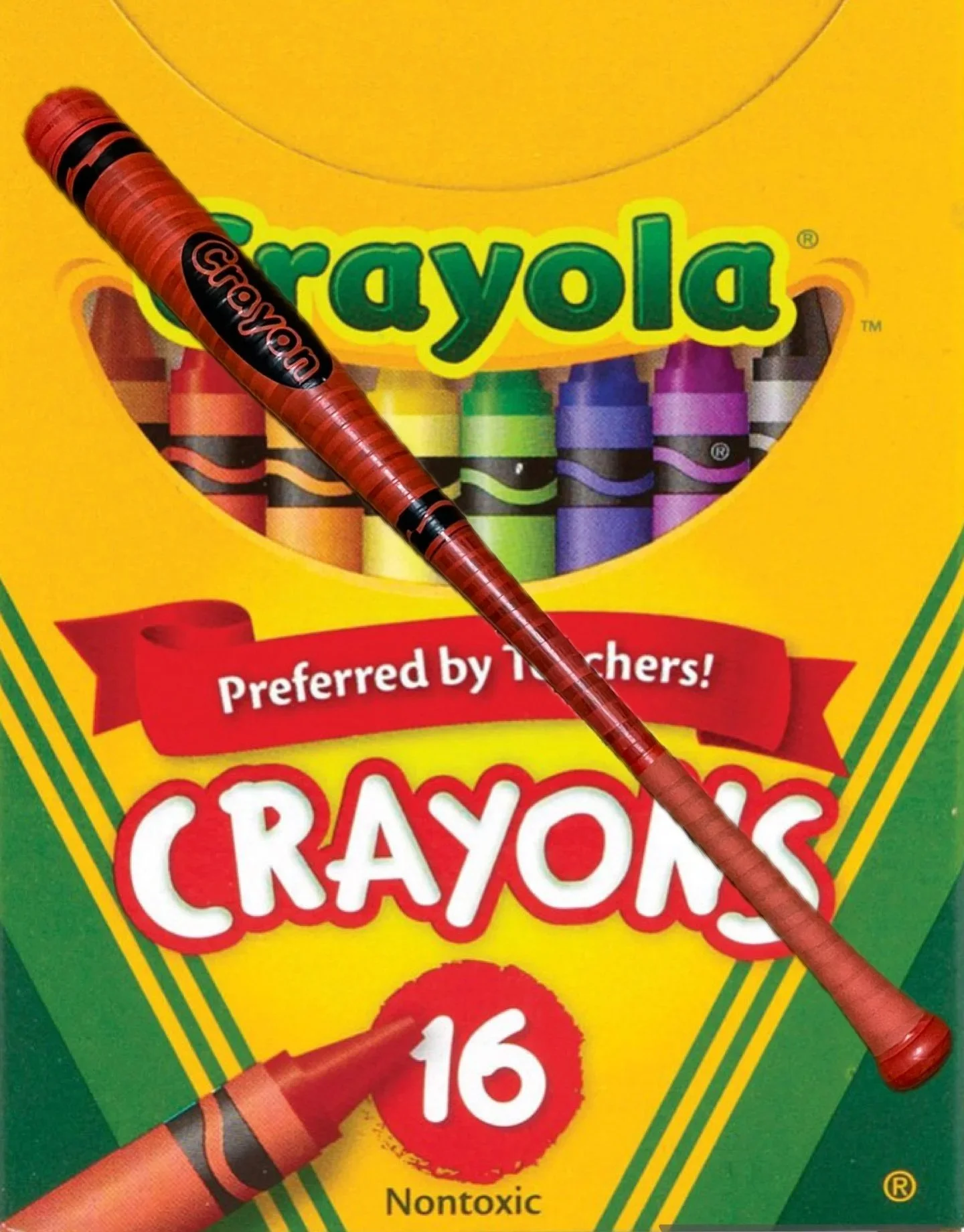 Crayon Wiffleball Bat