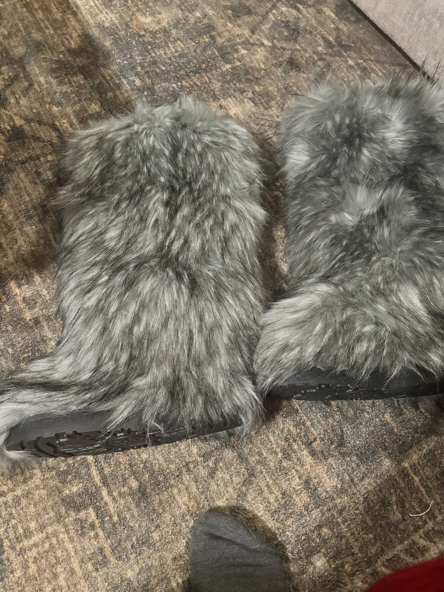 Cozy Chic Knee-High Faux Fur Boots