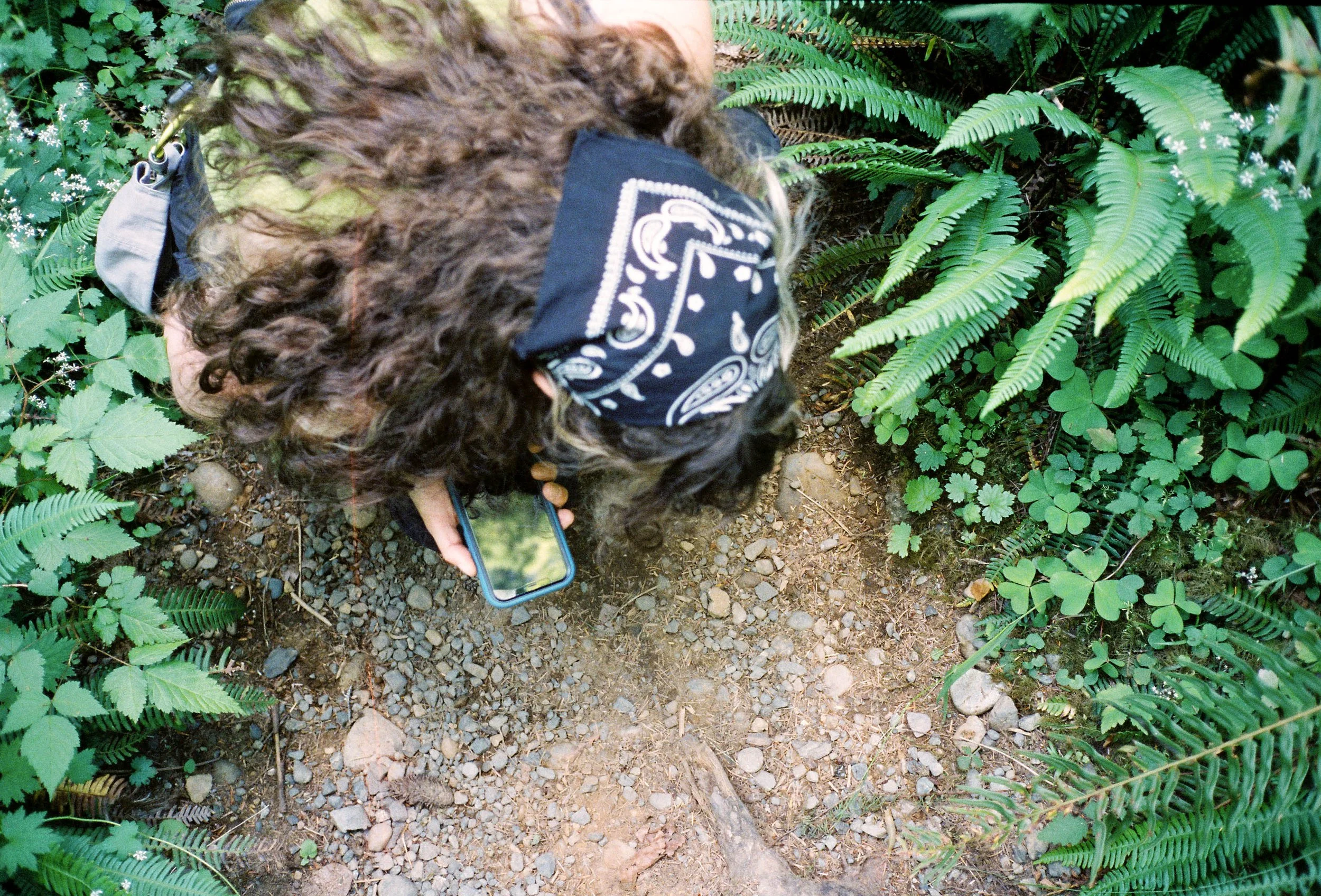 pnw102-woman-in-bandana-holding-phone-on-nature-trail.jpg
