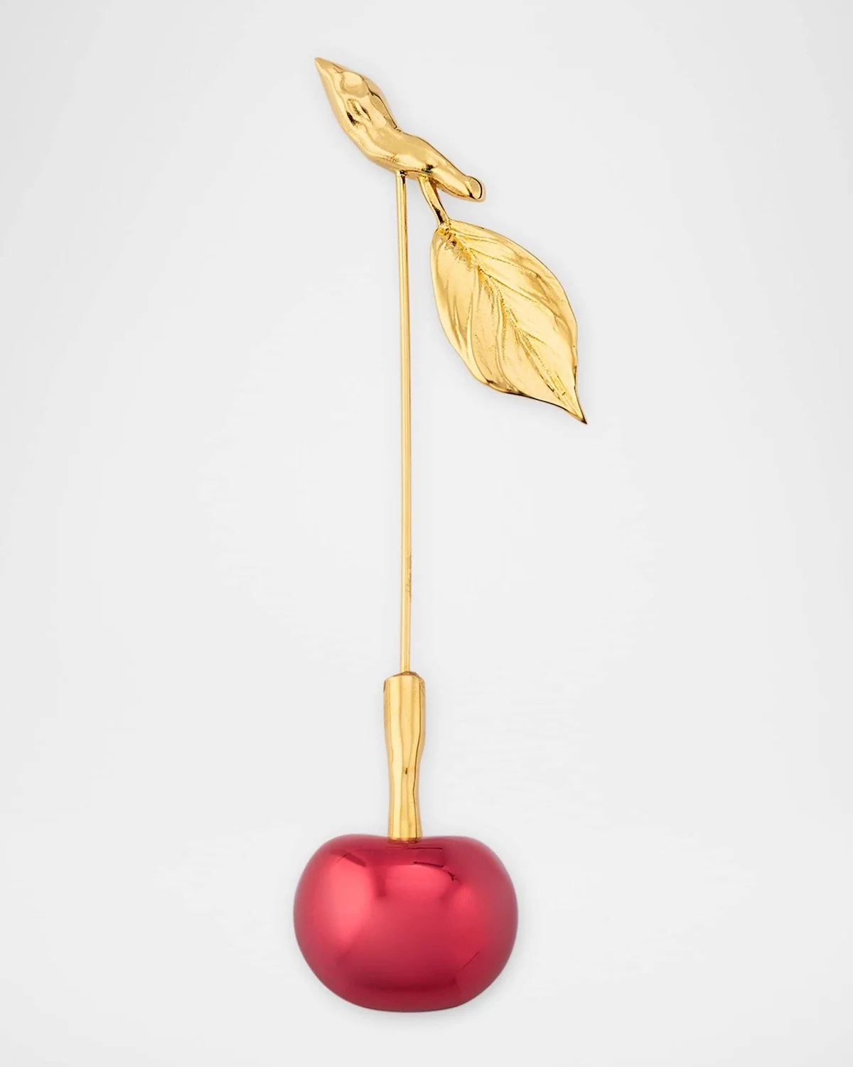 Oscar de la Renta Cherry Brooch, $350 at Neiman Marcus