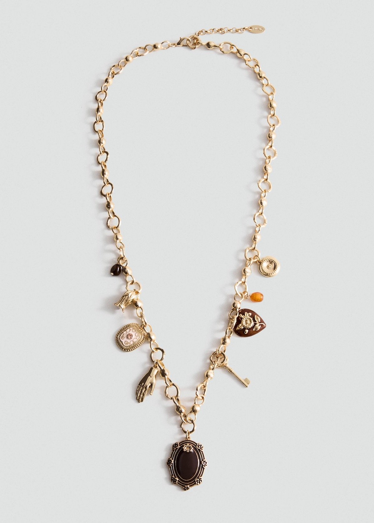 Mango Mixed Bead Necklace, $45.99 at Mango