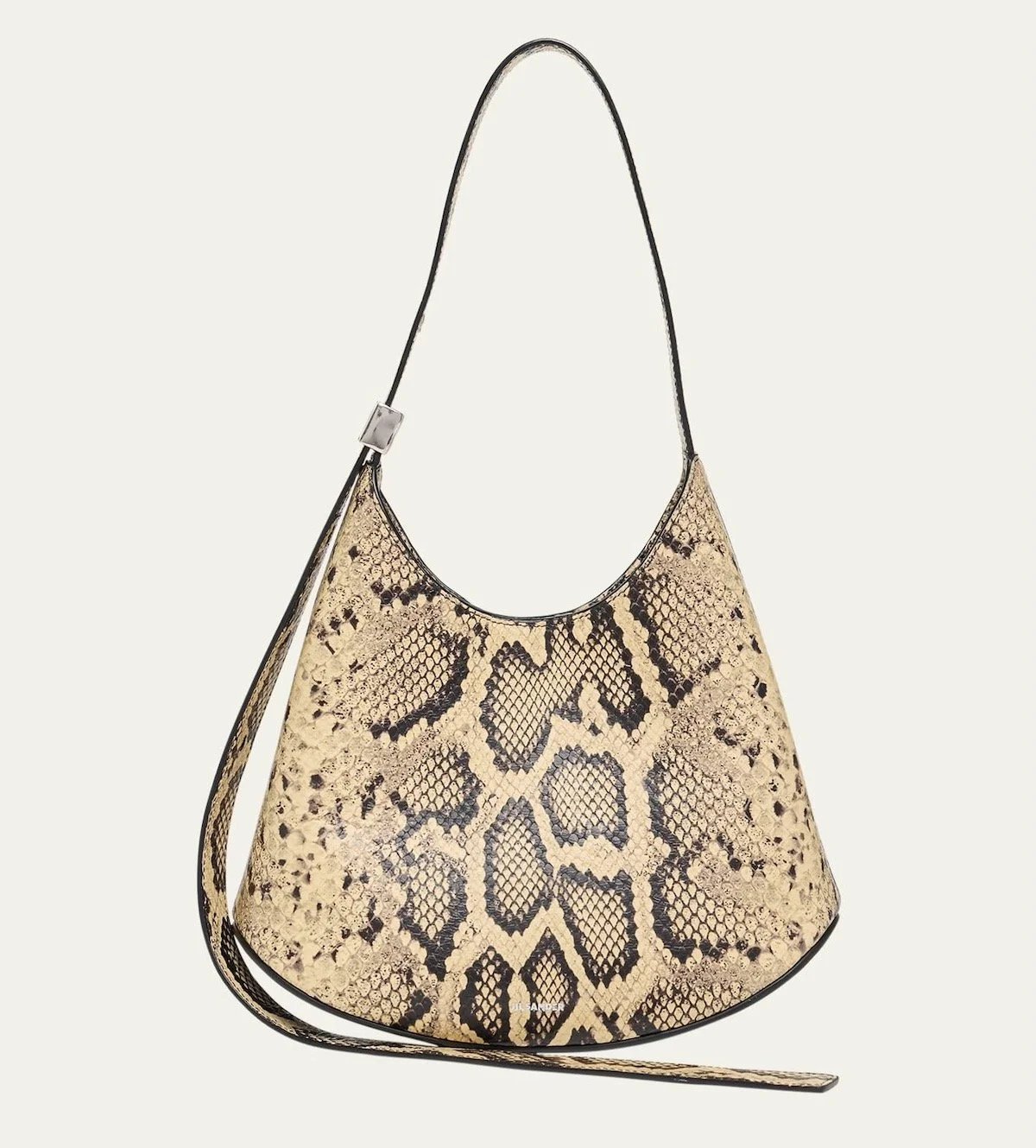Jil Sander Eldorado Small Python-Embossed Leather Hobo Bag, $2,050 at Bergdorf Goodman