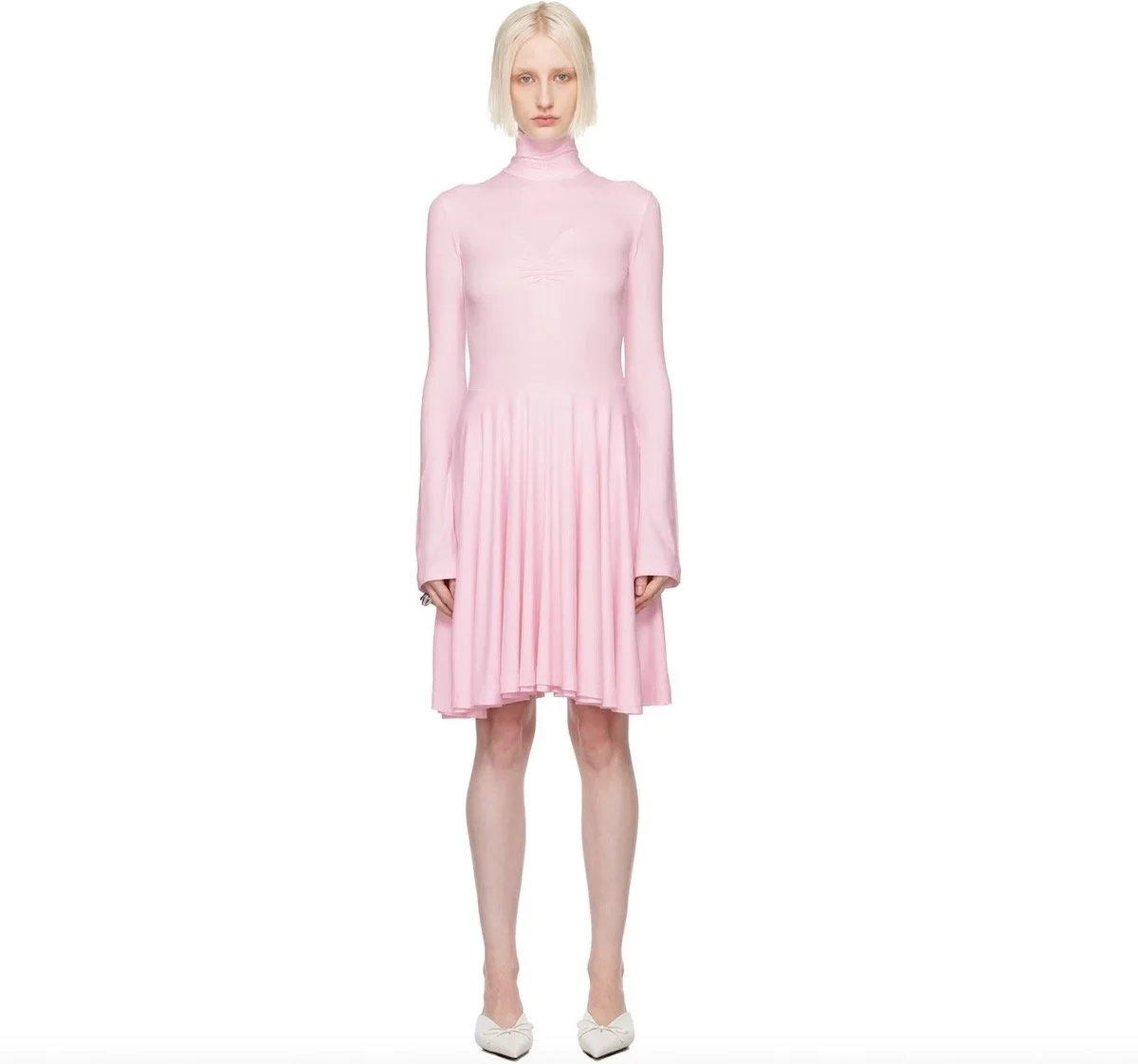 ALAINPAUL Pink Ballerina Minidress, $200 at SSENSE