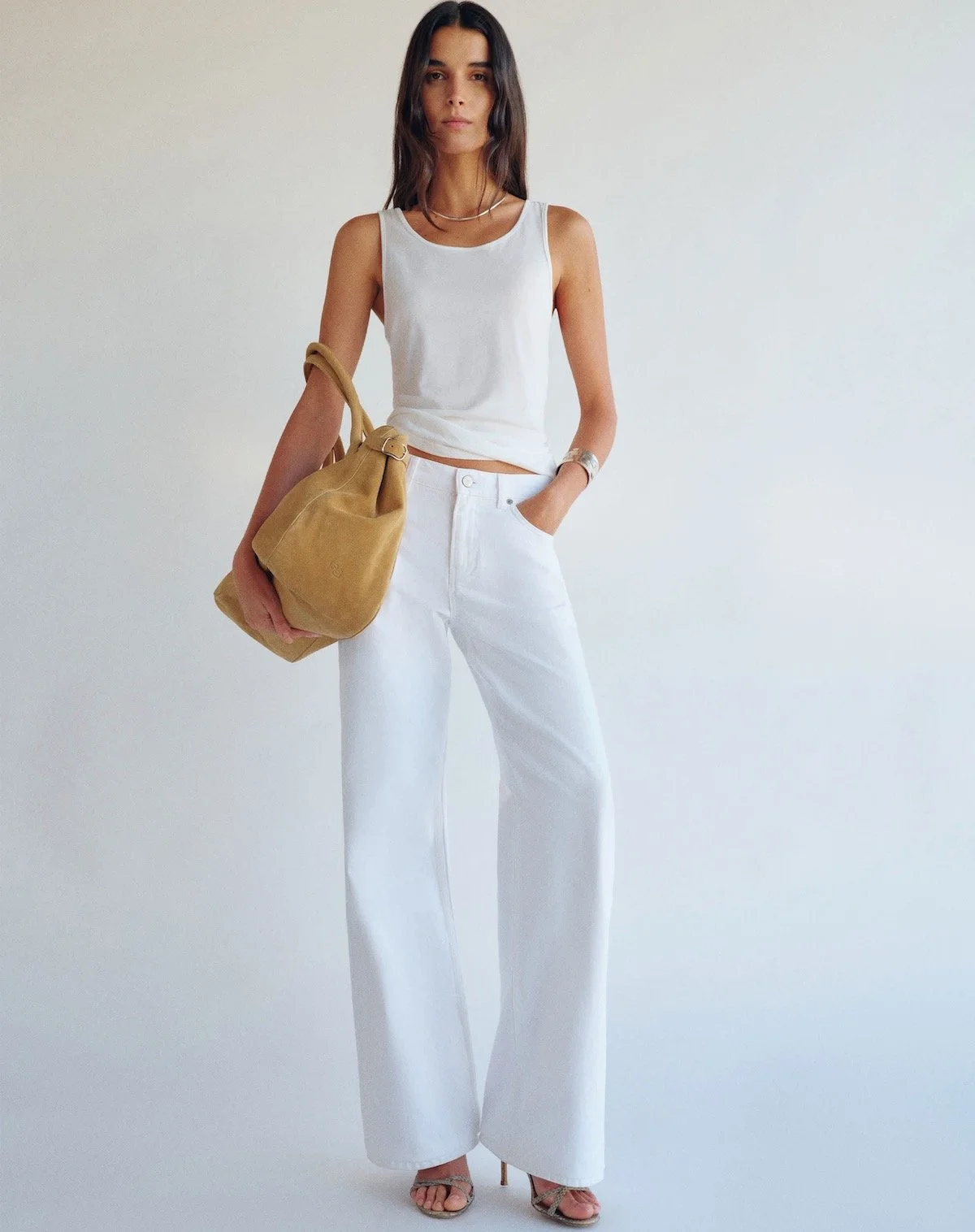 Reformation Cary Low Rise Slouchy Wide Leg Jeans in Core, $178 at Reformation