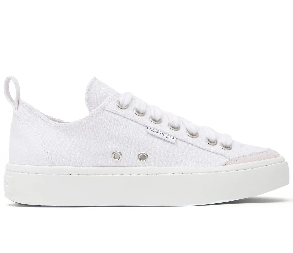 Courrèges Canvas 01 Lace-Up Sneakers, $260 at Farfetch