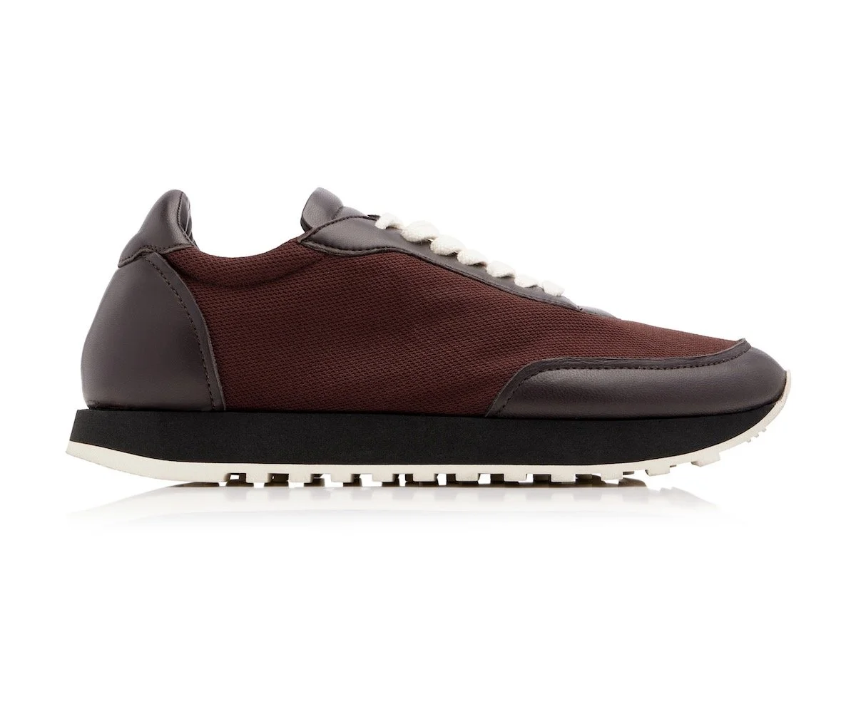The Row Owen Runner Sneakers in Brown, $820 at Moda Operandi