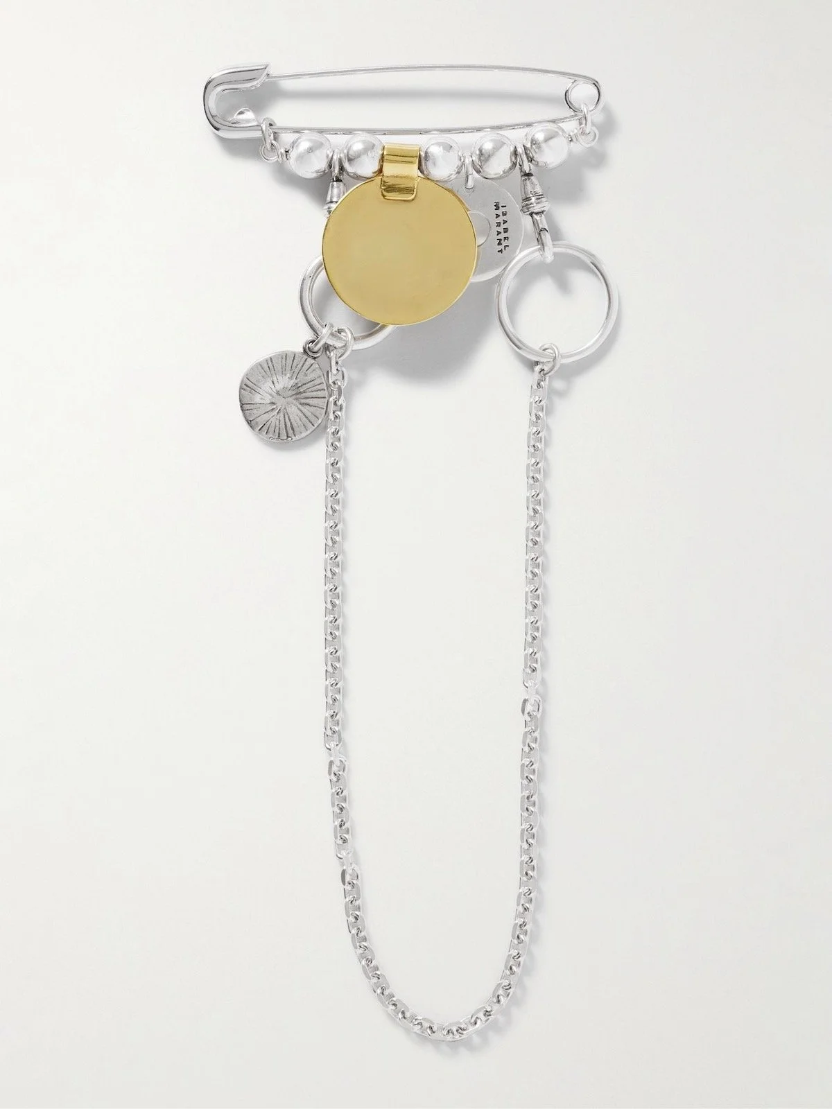 Isabel Marant Bonnie Silver- and Gold-Tone Brooch, $270 at Net-a-Porter