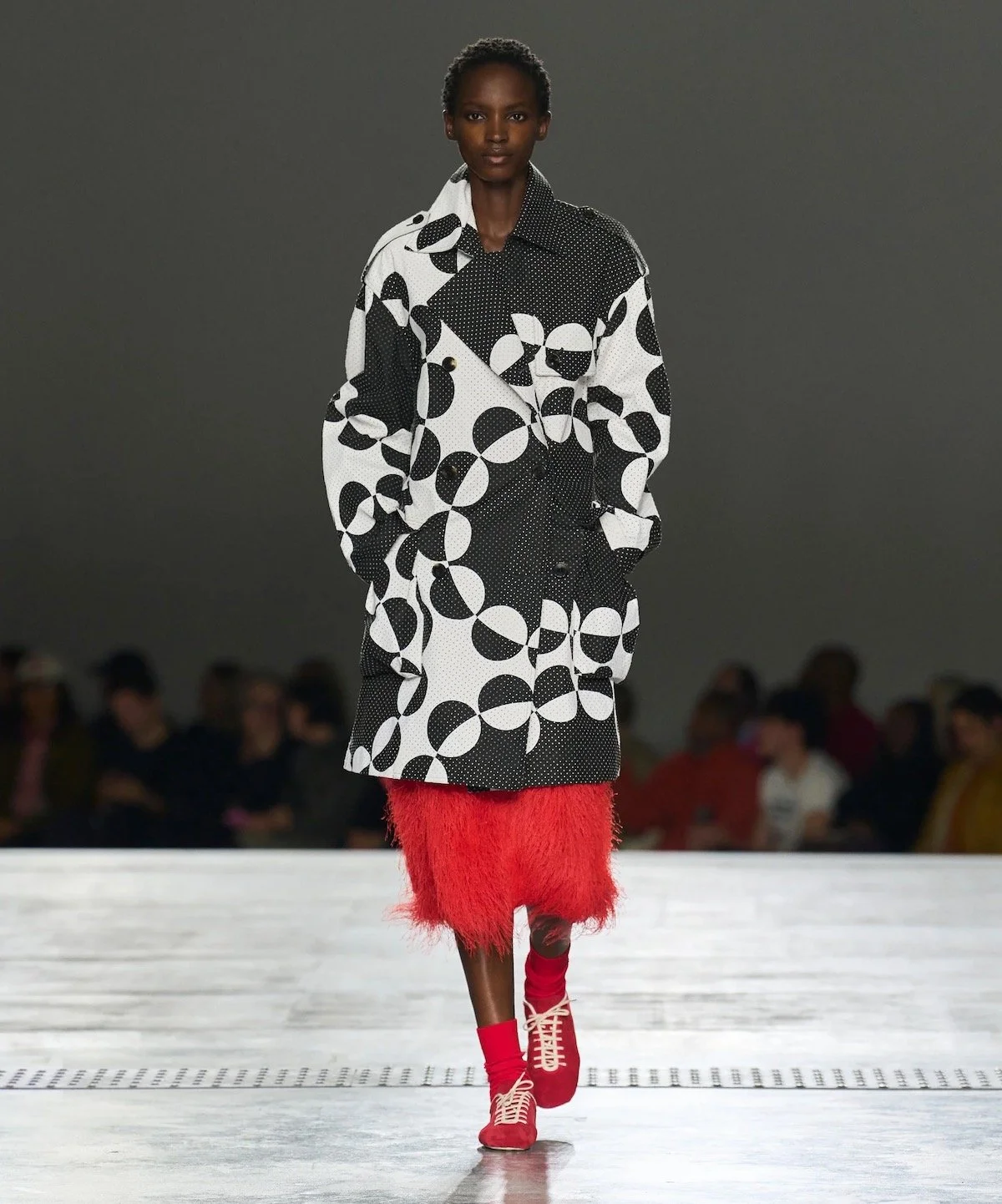 Compact and Not-so-Compact Discs Dries Van Noten Spring 2026 Image: Courtesy