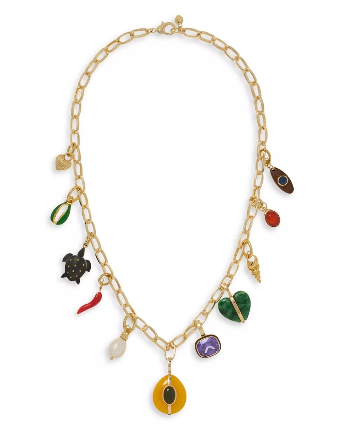 Roxanne Assoulin The Little Treasure Charm Necklace 18”, $450 at Bloomingdale's