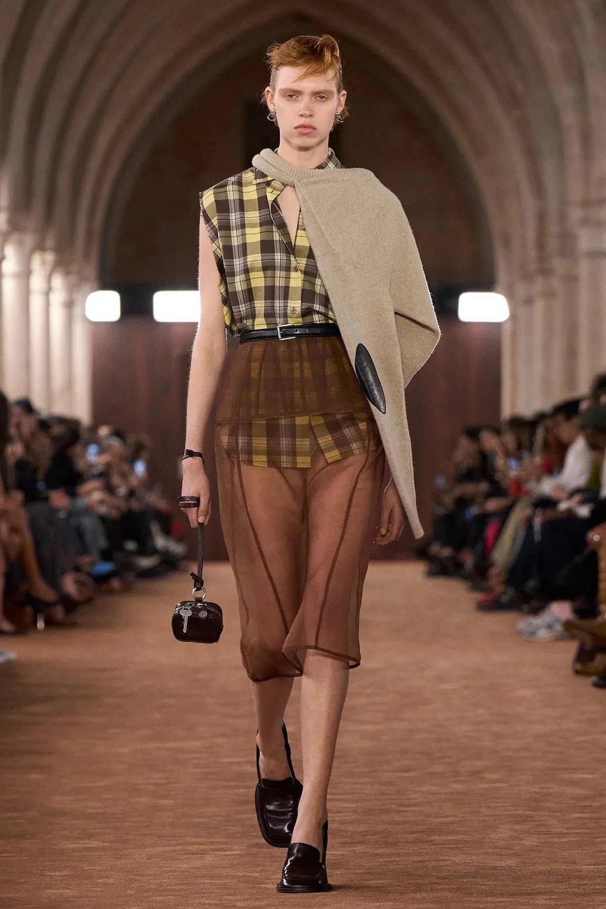 Playing With Plaid Acne Studios Spring 2026 Image: Courtesy