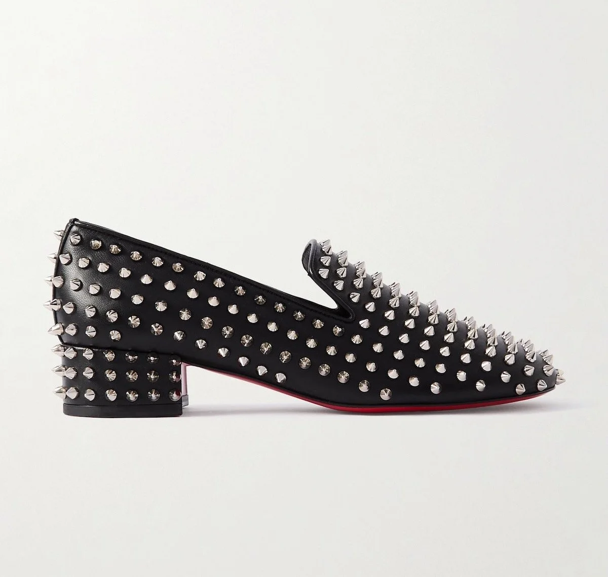 Christian Louboutin Spikeasy Studded Leather Pumps, $1,695 at Net-a-Porter