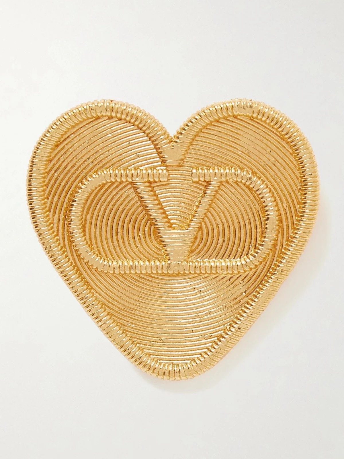 Valentino Garavani Small Gold-Tone Brooch, $790 at Net-a-Porter