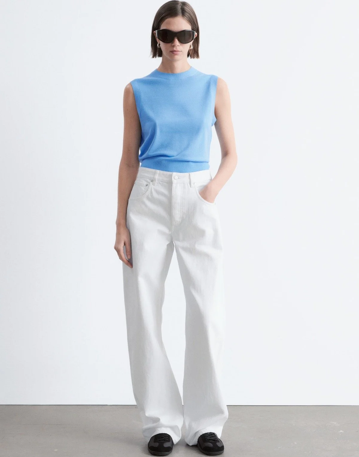 & Other Stories Barrel-Leg Jeans in White, $139 at & Other Stories