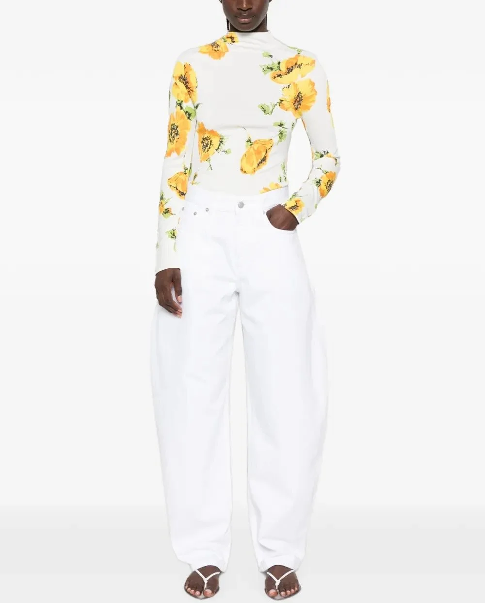 Alaïa Round Jeans, $997 at Farfetch