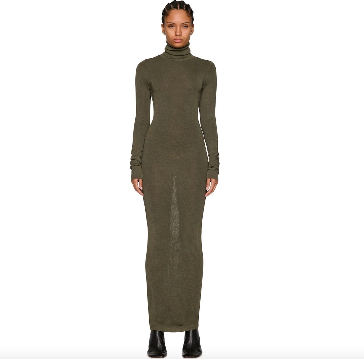 Entire Studios Turtle Neck Midi Dress, $270 at EMURJ