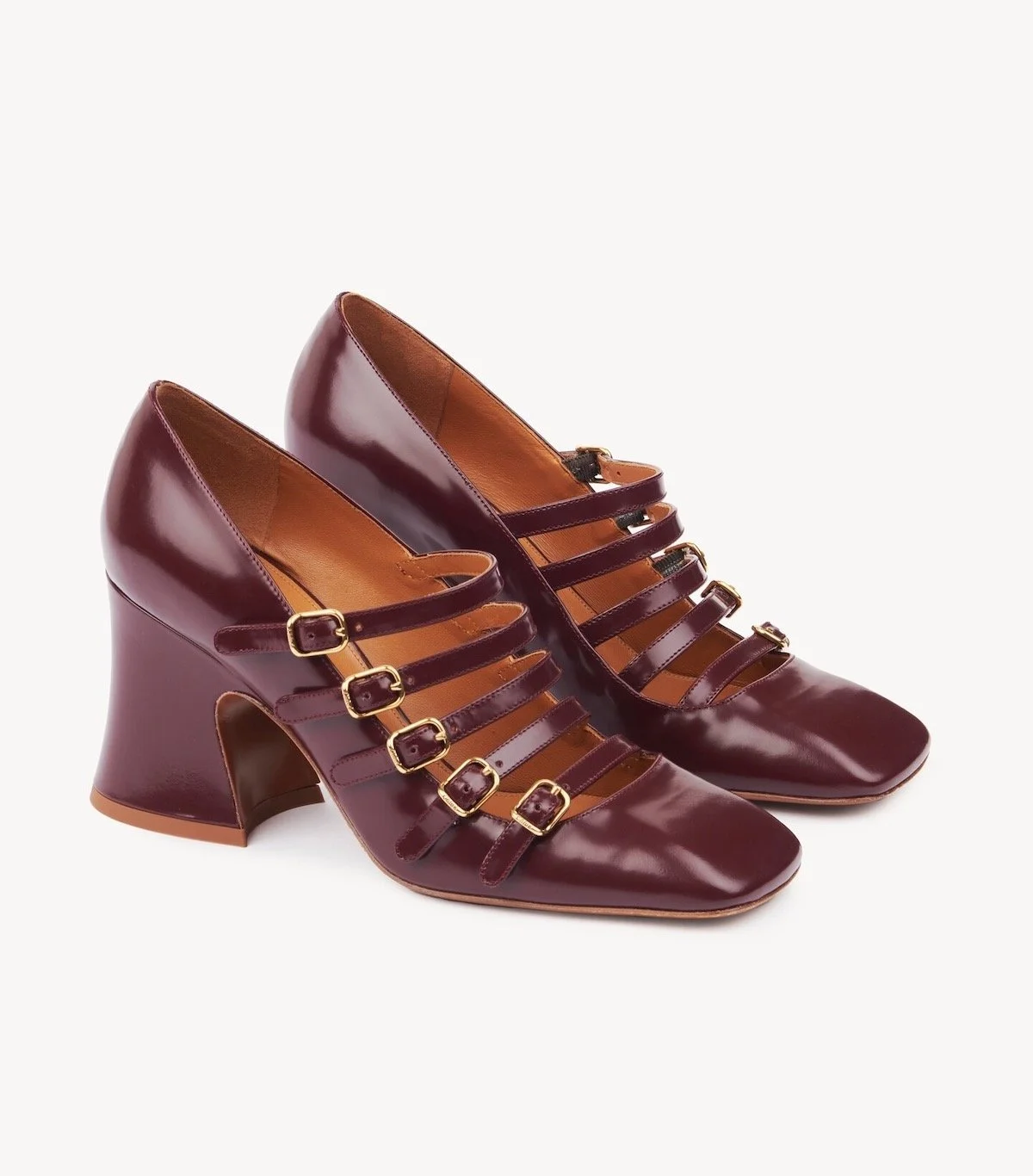 Chloe Janis Pump in Burnt Purple, $717 at Chloe