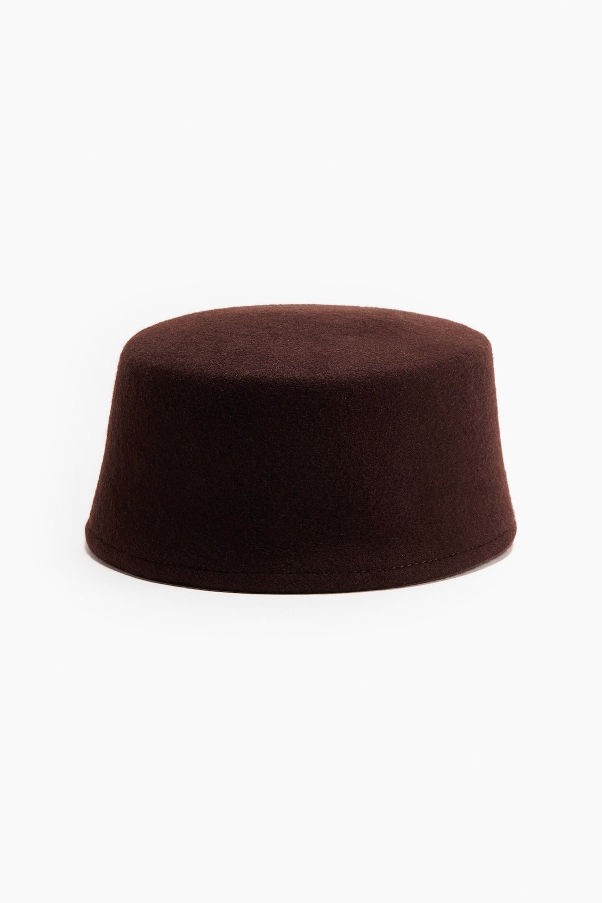H&M Wool Hat in Dark Brown, $39.99 at H&M