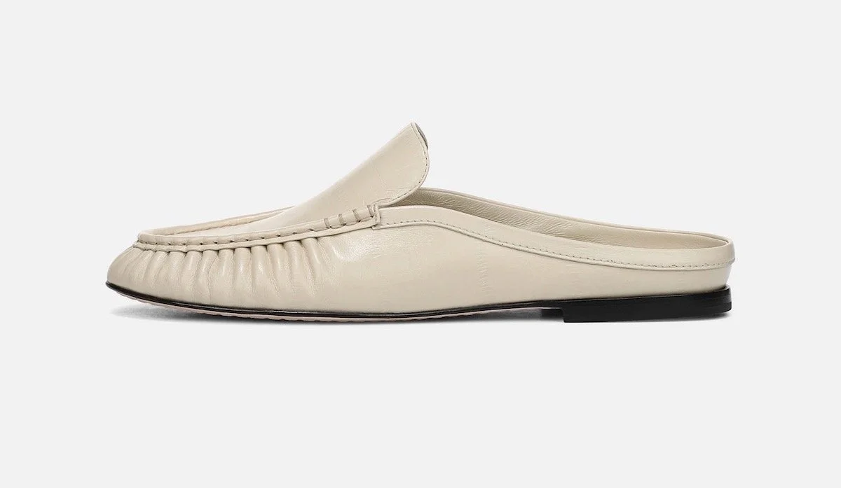 Vince Tevin Leather Mule, $350 at Vince