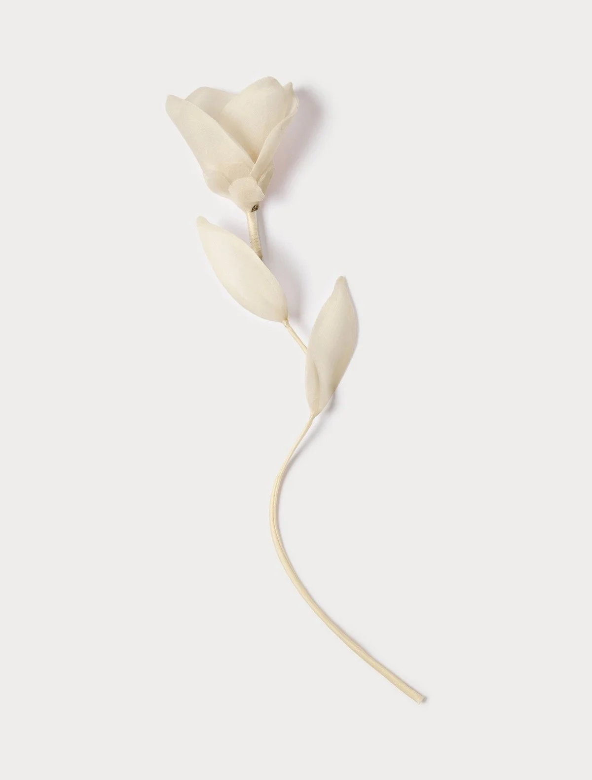 Marina Rinaldi Silk Organza Flower Brooch in Sand, $130 at Marina Rinaldi