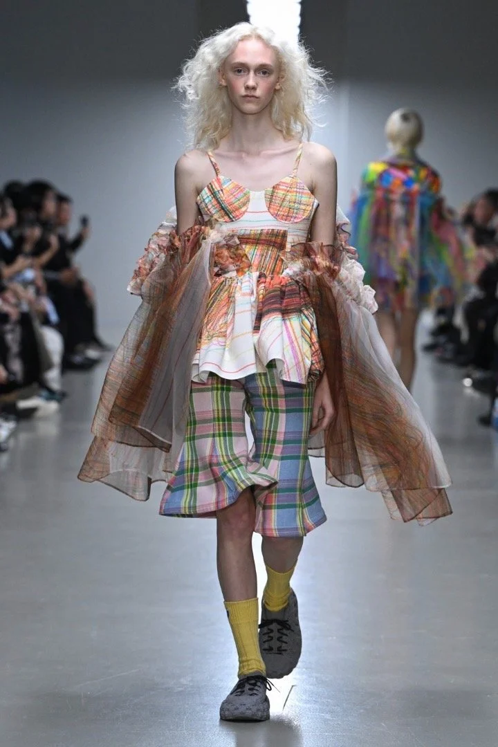 Playing With Plaid Anrealage Spring 2026 Image: Courtesy