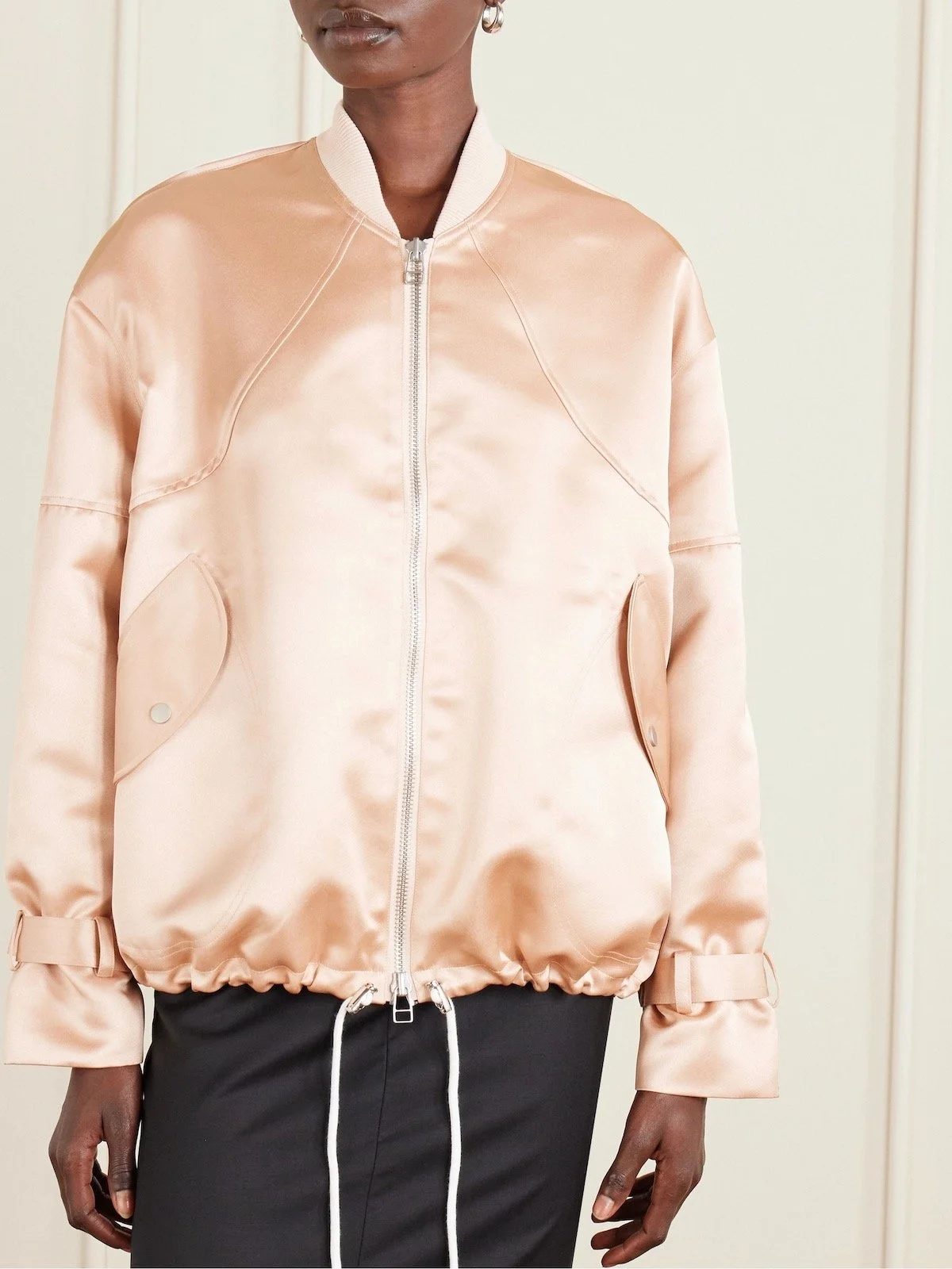 CO Sports Duchesse-Satin Bomber Jacket, $1,295 at Net-a-Porter