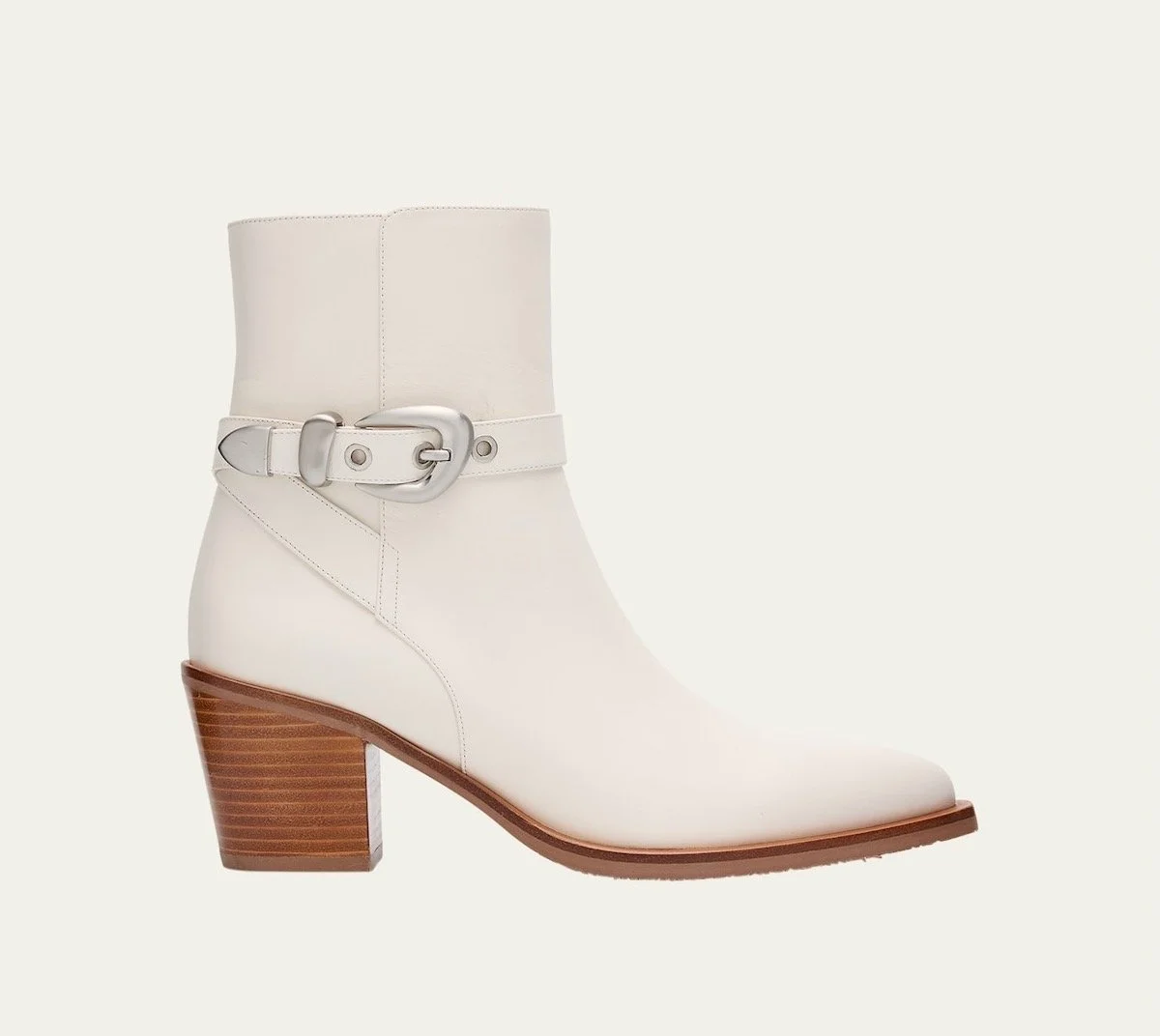 Stuart Weitzman Maven Leather Western Booties, $417 at Bergdorf Goodman