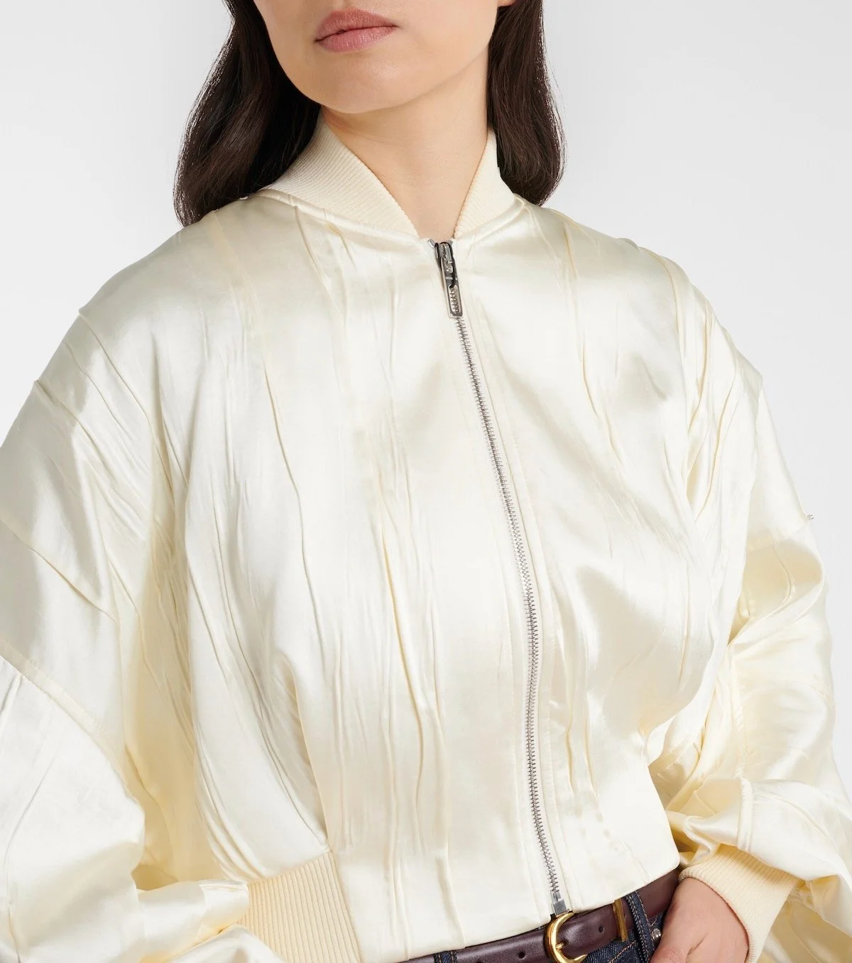 Sportmax Zorro Cropped Bomber Jacket, $1,260 at Mytheresa