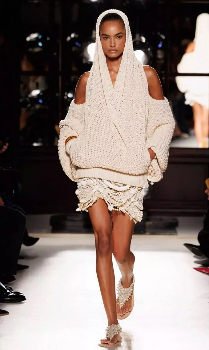 Haute Hoods Balmain Spring 2026 Image: Courtesy