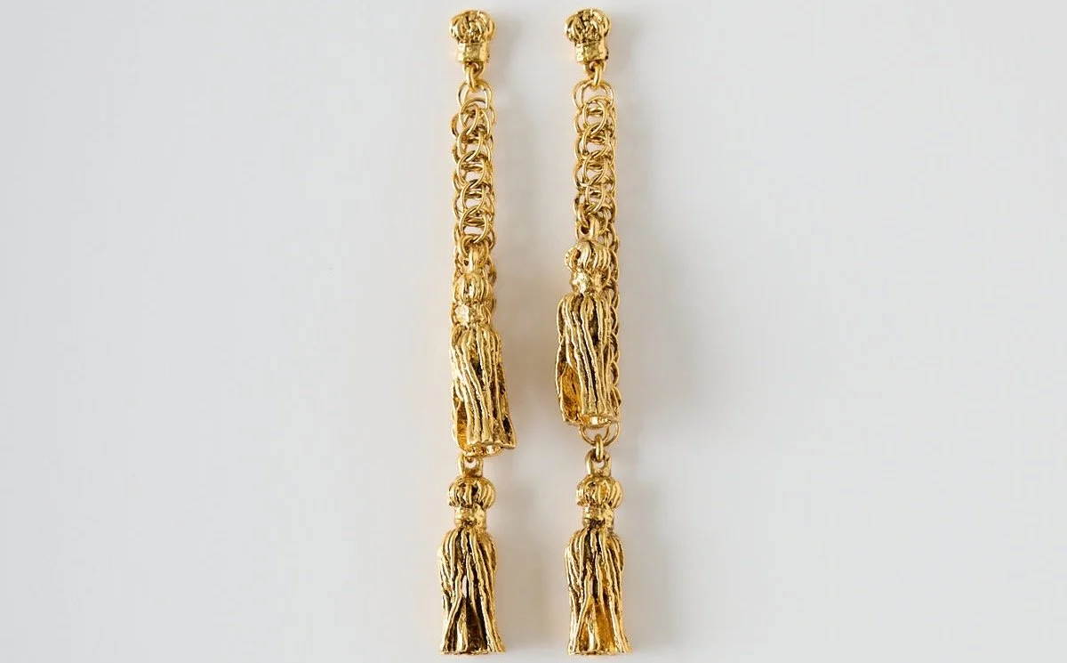 Tibi Tassel Earrings, $425 at Tibi