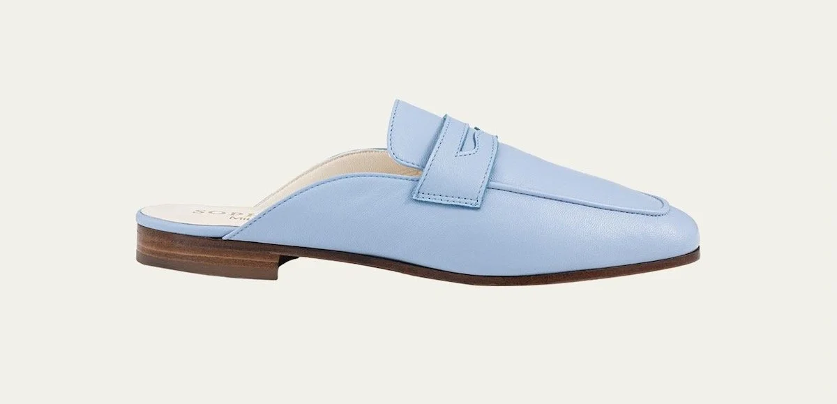 Sophique Riviera Leather Loafer Mules, $498 at Bergdorf Goodman