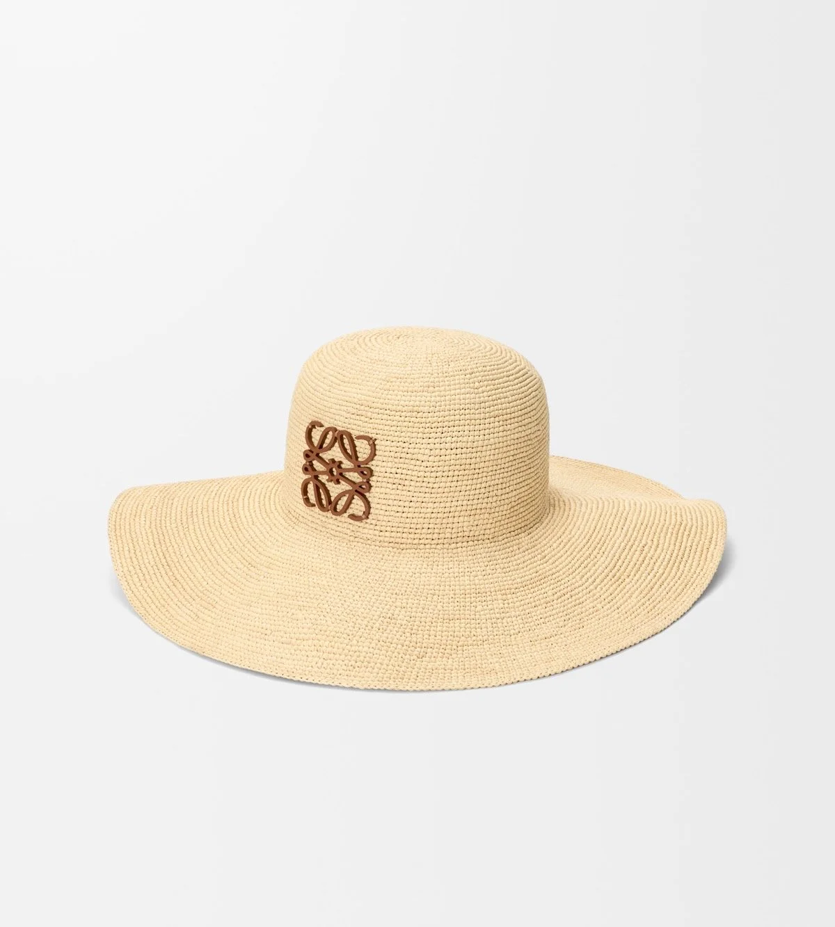 Loewe Sun Hat in Raffia and Calfskin, $990 at Loewe