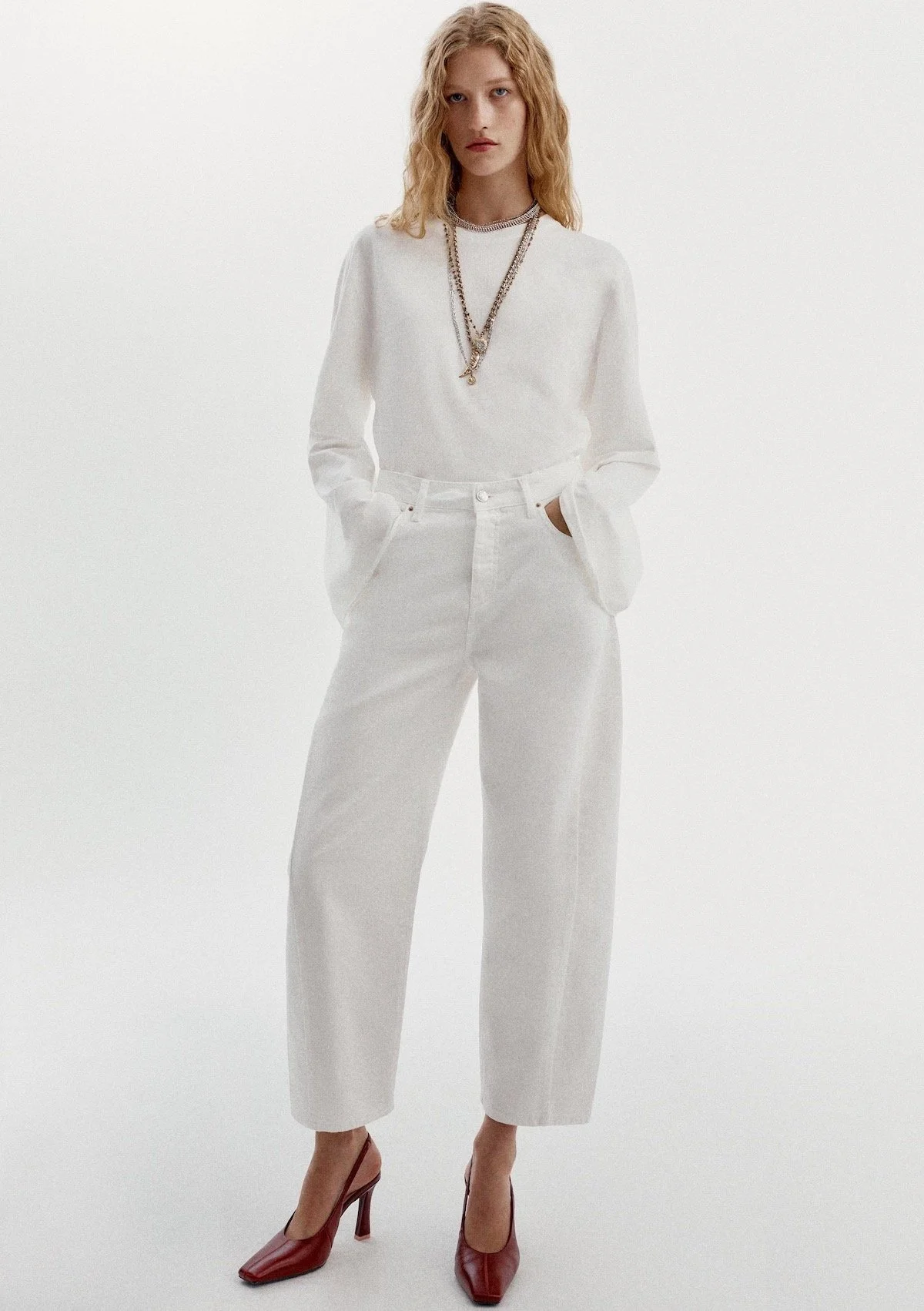 Zara Z1975 High-Rise Barrel Jeans, $59.90 at Zara