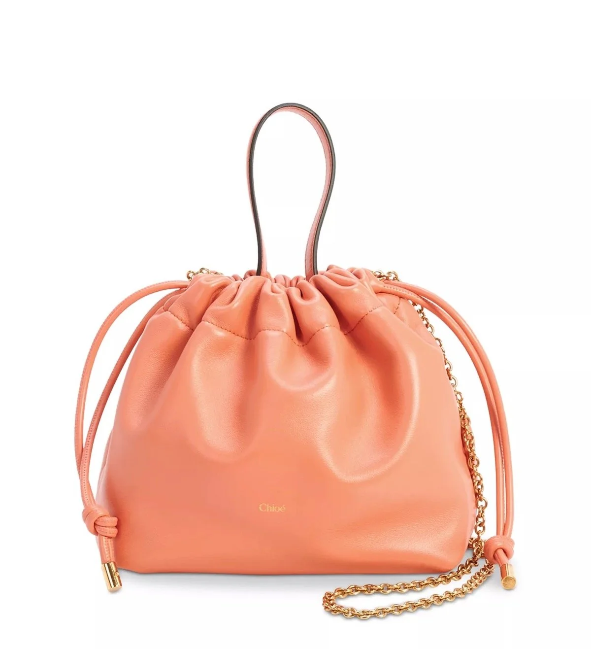 Chloe Icons Mini Leather Shoulder Bag in Camellia, $1,580 at Bloomingdale's
