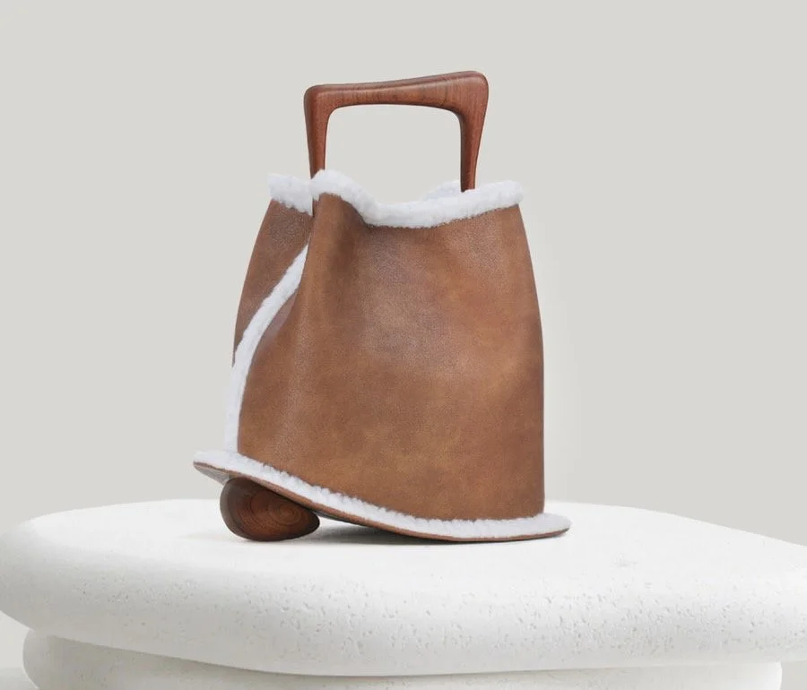 Culbia Ozzy Bag in Shearling, $126.95 at Culbia