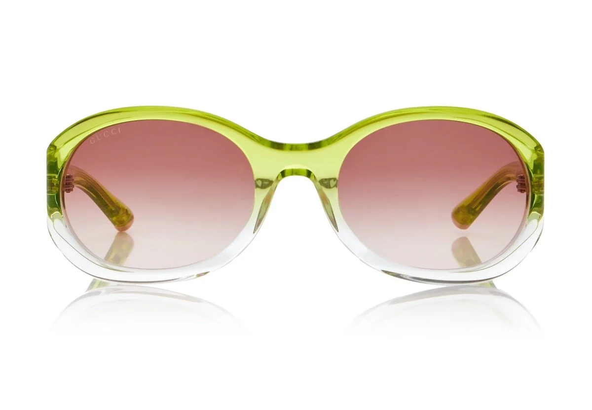 Gucci Round-Frame Acetate Sunglasses, $625 at Moda Operandi
