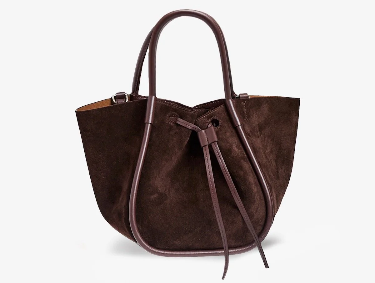 Proenza Schouler Small Ruched Tote in Soft Suede, $1,090 at Proenza Schouler