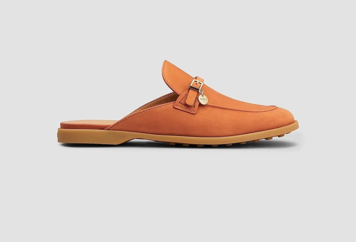 Tod's Suede Loafer Mules in Terracotta, $875 at Saks