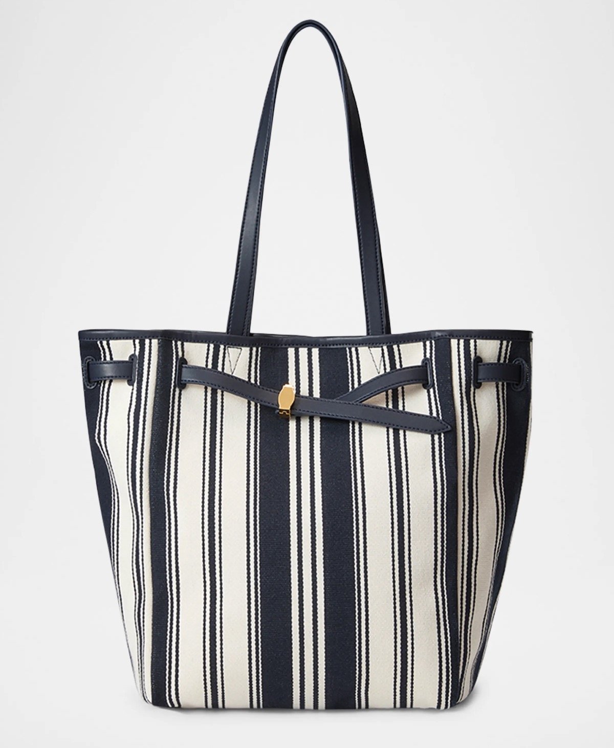 Veronica Beard Dash Striped Canvas Tote Bag, $598 at Neiman Marcus