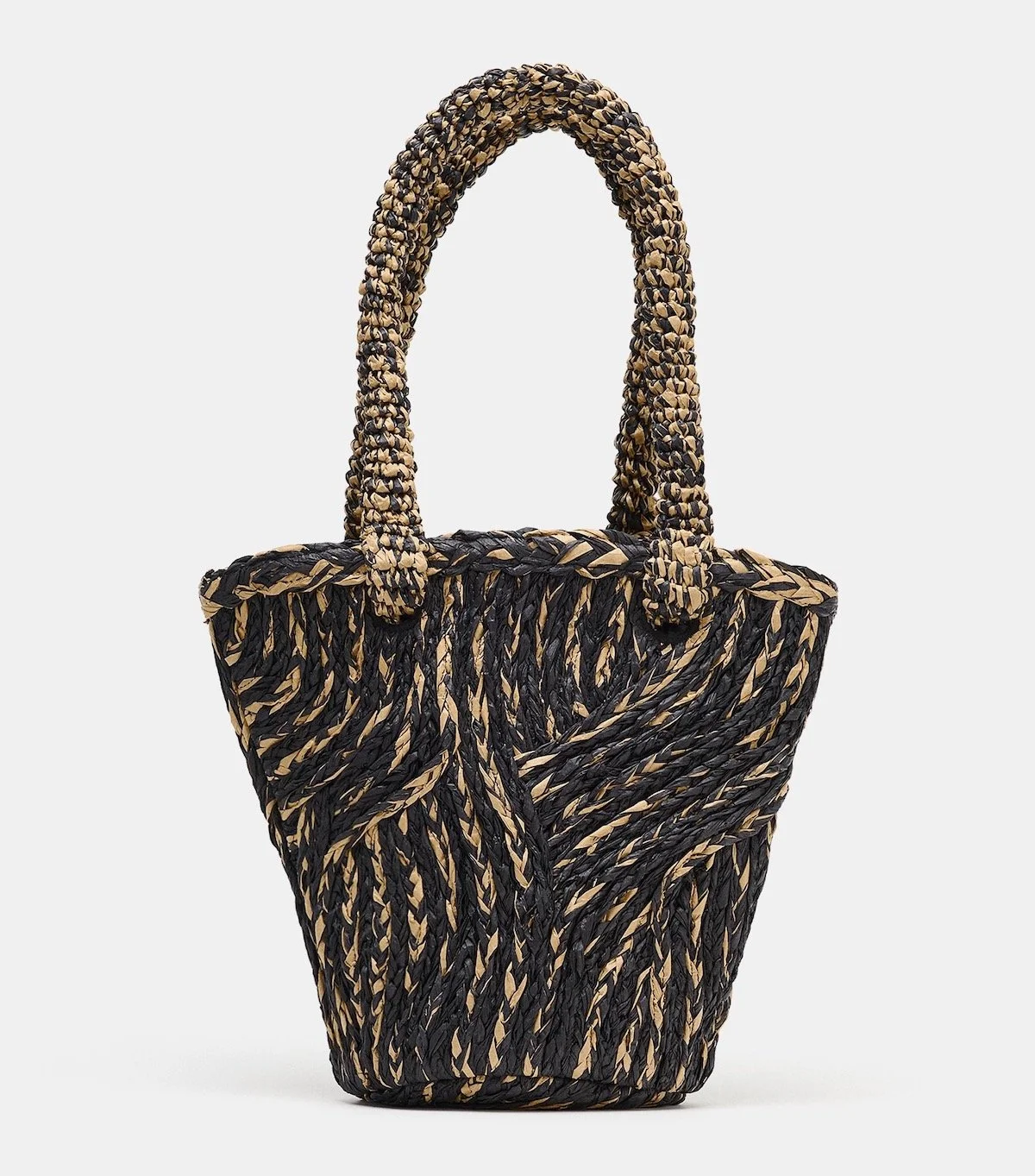 Zara Woven Body Basket Bag, $99.90 at Zara