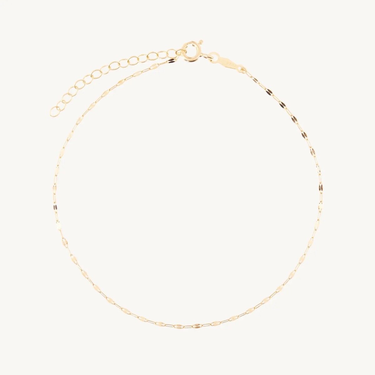 Catbird Jewelry Tinsel Anklet, $198 at Catbird