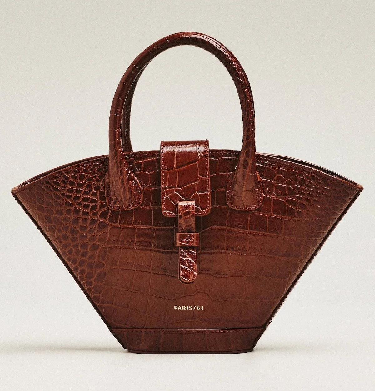 PARIS/64 Mini Lumiere Bag in Croc Tan, $640 at Anthropologie