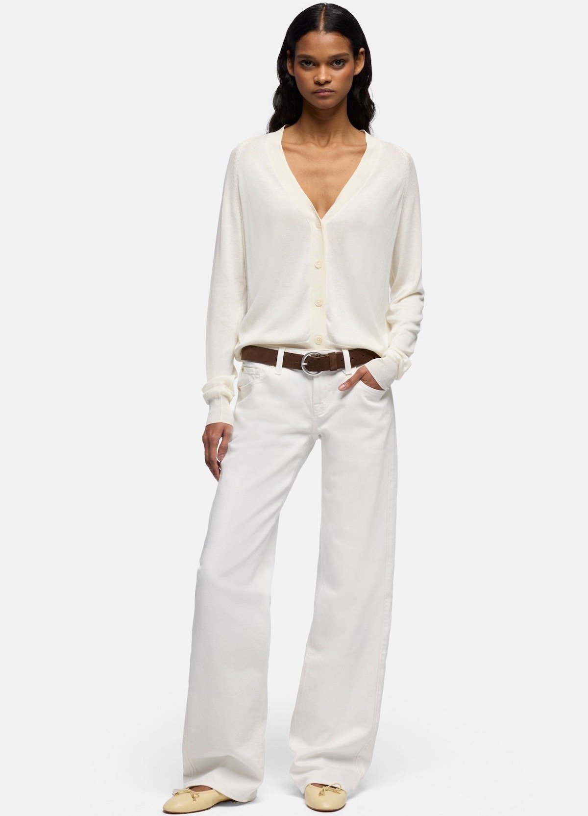 7 For All Mankind Low Straight in Milkyway, $174 at 7 For All Mankind