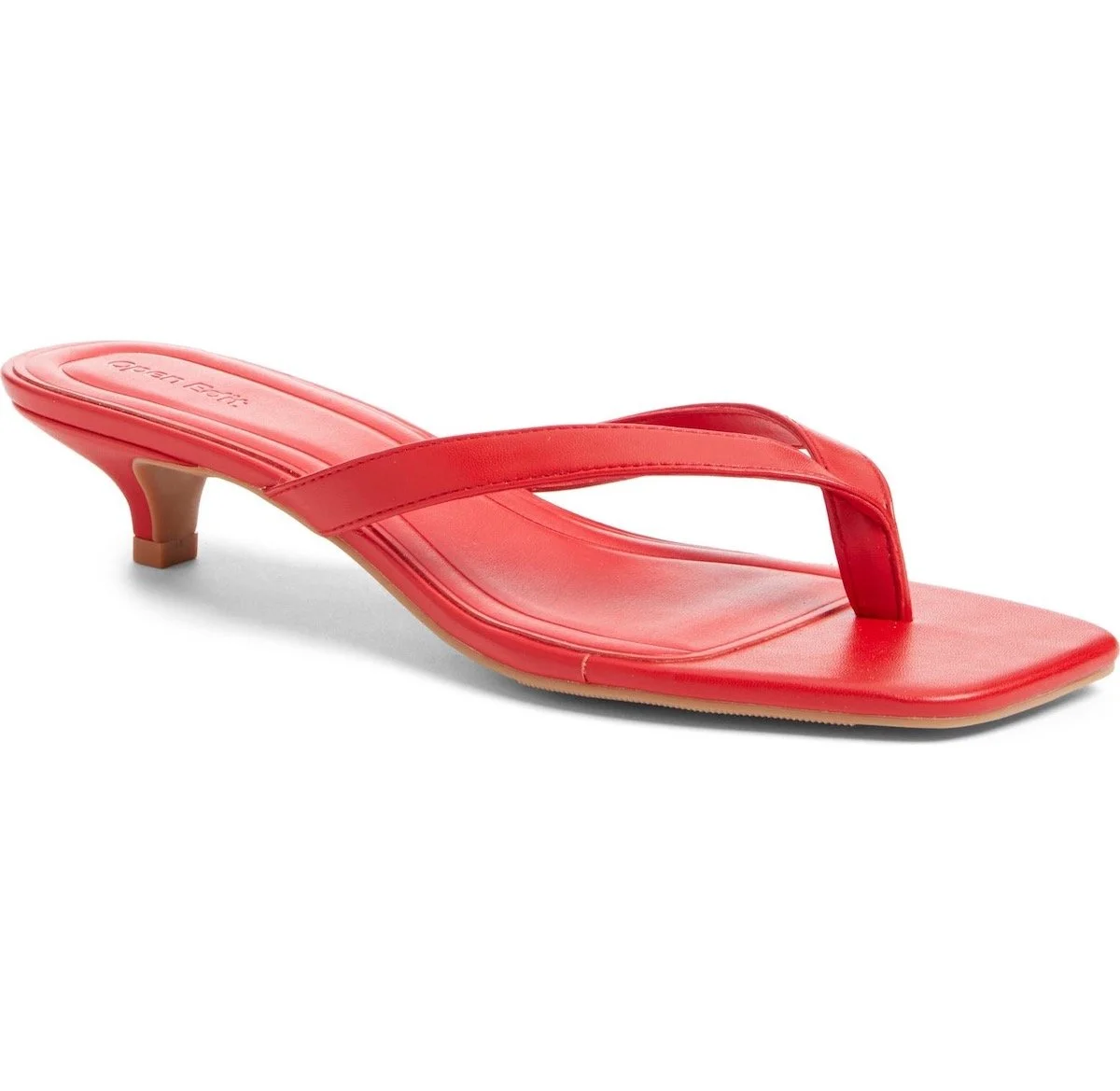Open Edit Tori Kitten Heel Sandal in Red Rapture, $49.95 at Nordstrom