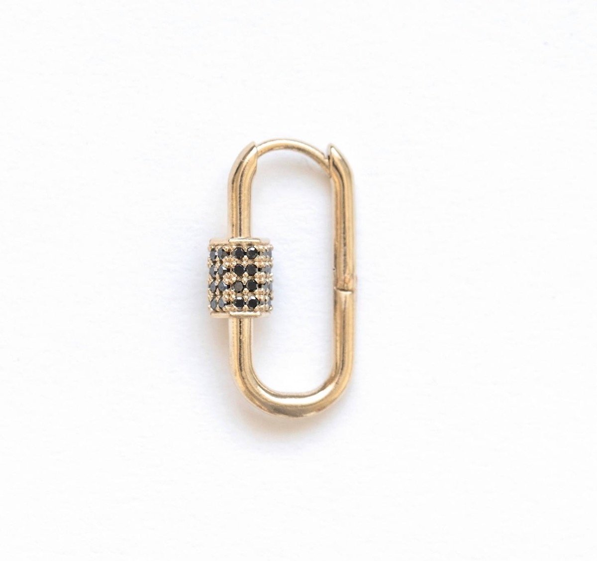 Nicolas Ambrosio Love Lock Diamond Single Earring, $1,350 at Anthropologie