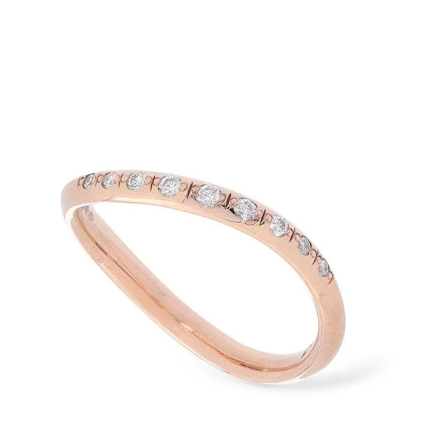 DoDo 9kt Rose Gold & Diamond Essential Ring, $705 at LuisaViaRoma